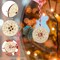150 Pieces Santa Lost Button with Letter from Santa and Snowflakes Organza Bags Santa Claus Lost Button Ornament North Pole Express Letter for Christmas Morning Xmas Tree Fireplace